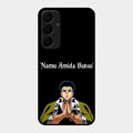 Crying Monk Glass Case Cover For Samsung Galaxy A35 5G