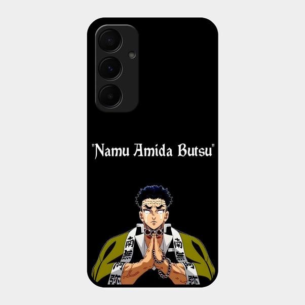 Crying Monk Glass Case Cover For Samsung Galaxy A35 5G