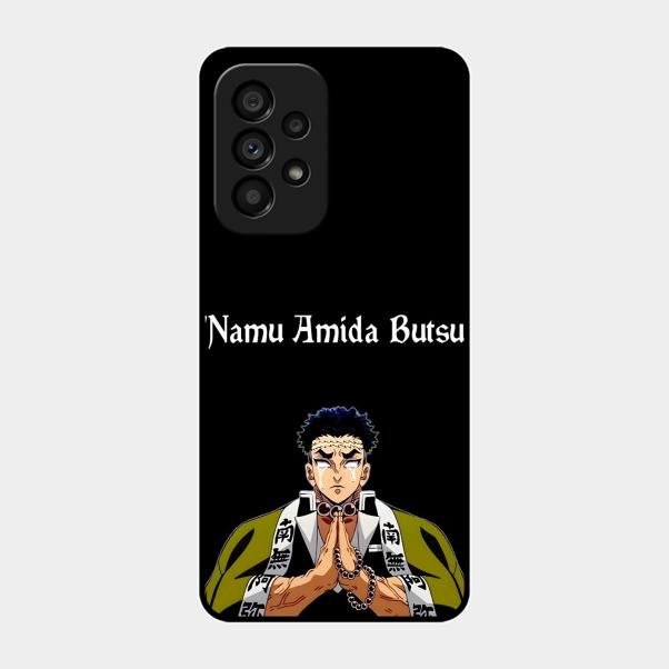 Crying Monk Glass Case Cover For Samsung Galaxy A53 5G