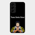 Crying Monk Glass Case Cover For Samsung Galaxy A55 5G