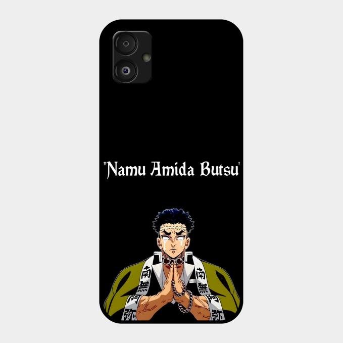 Crying Monk Glass Case Cover For Samsung Galaxy F14 5G