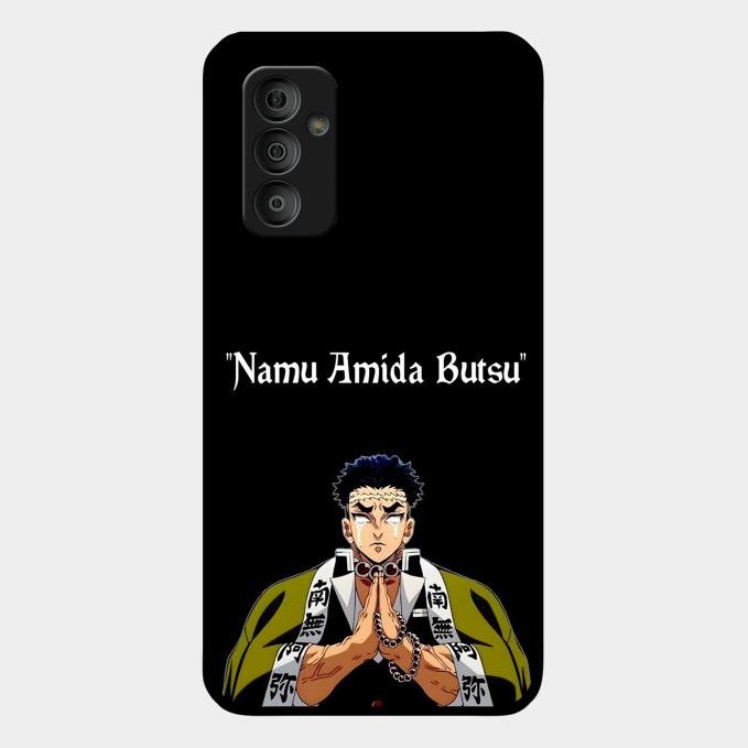 Crying Monk Glass Case Cover For Samsung Galaxy F23 5G