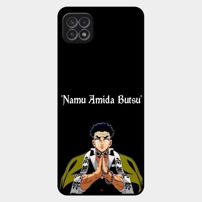 Crying Monk Glass Case Cover For Samsung Galaxy F42 5G