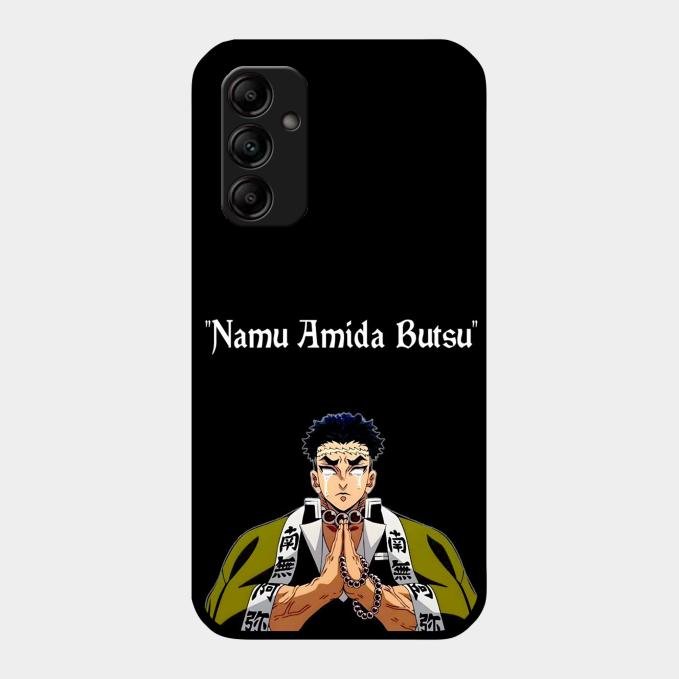 Crying Monk Glass Case Cover For Samsung Galaxy M14 5G