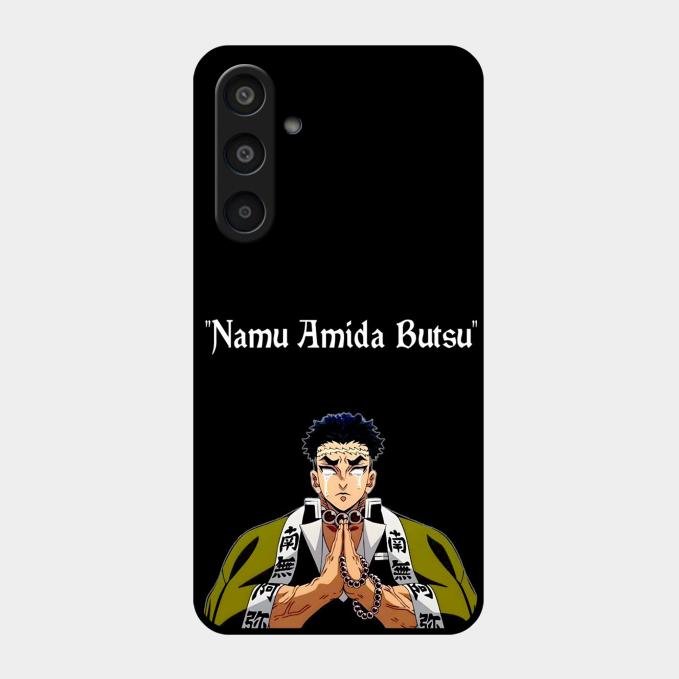 Crying Monk Glass Case Cover For Samsung Galaxy M35 5G