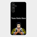 Crying Monk Glass Case Cover For Samsung Galaxy M55 5G