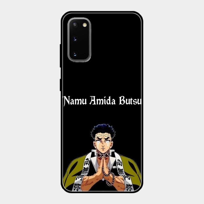 Crying Monk Glass Case Cover For Samsung Galaxy S20