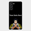 Crying Monk Glass Case Cover For Samsung Galaxy S21 Plus