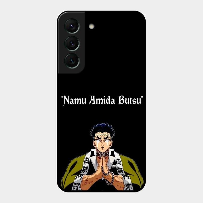 Crying Monk Glass Case Cover For Samsung Galaxy S22 5G