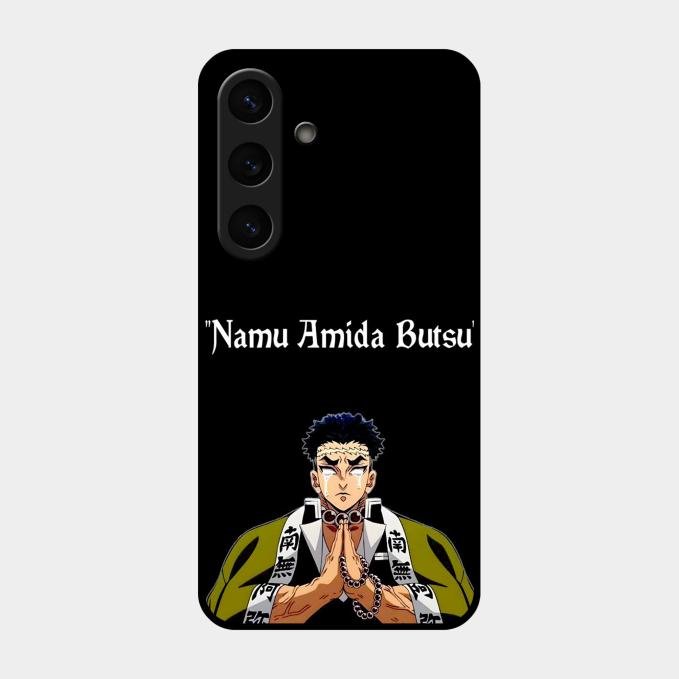Crying Monk Glass Case Cover For Samsung Galaxy S24 5G