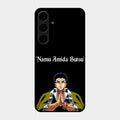 Crying Monk Glass Case Cover For Samsung Galaxy S24 Plus 5G
