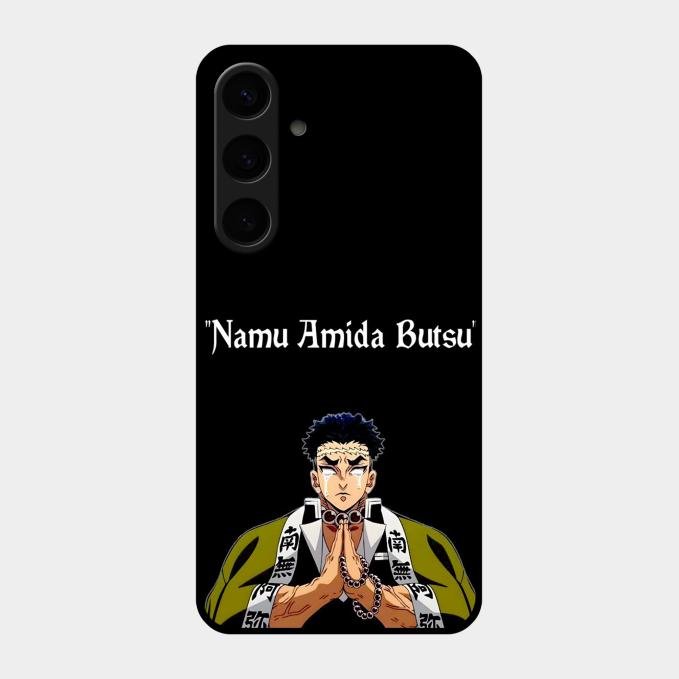 Crying Monk Glass Case Cover For Samsung Galaxy S24 Plus 5G