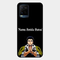 Crying Monk Glass Case Cover For Vivo T1X