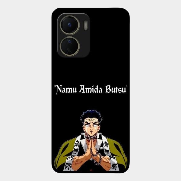 Crying Monk Glass Case Cover For Vivo T2X 5G