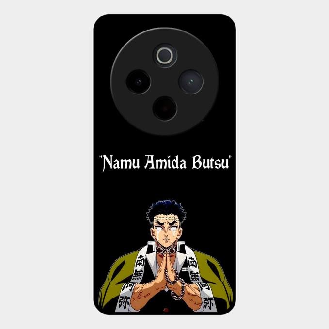 Crying Monk Glass Case Cover For Vivo T4 5G