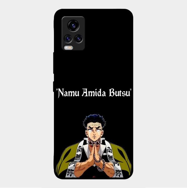 Crying Monk Glass Case Cover For Vivo V20 2021