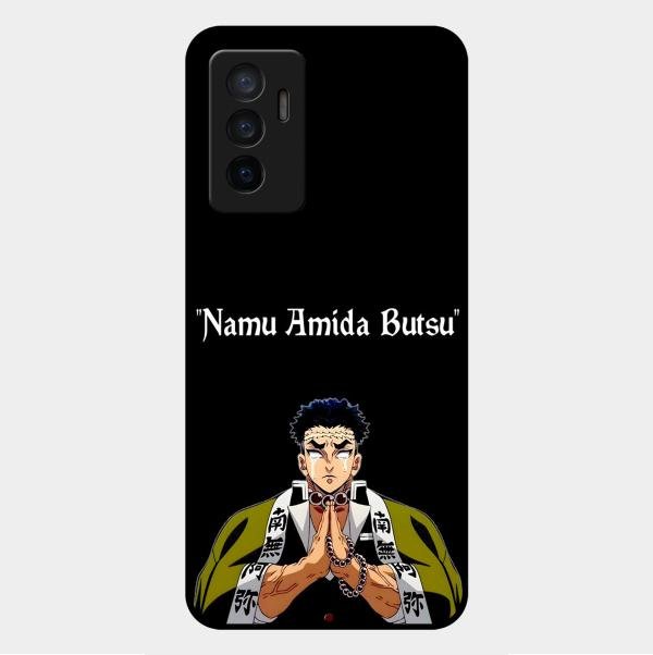 Crying Monk Glass Case Cover For Vivo V23E 5G