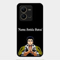 Crying Monk Glass Case Cover For Vivo V25 5G