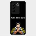 Crying Monk Glass Case Cover For Vivo V27 Pro 5G