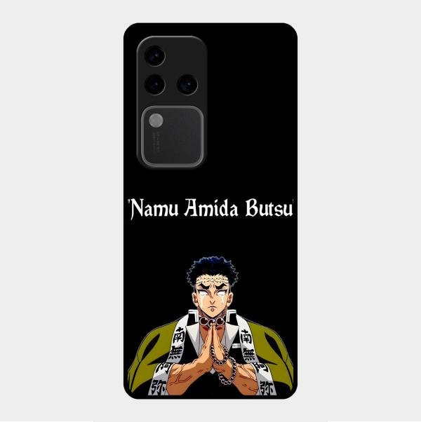 Crying Monk Glass Case Cover For Vivo V30 Pro 5G