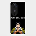Crying Monk Glass Case Cover For Vivo V40 5G