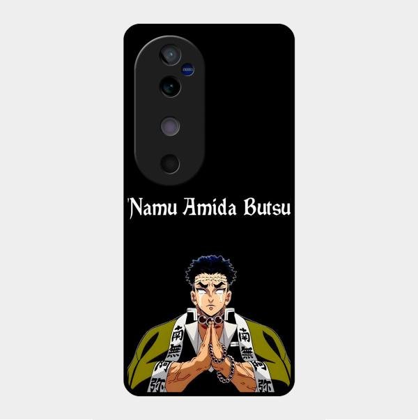 Crying Monk Glass Case Cover For Vivo V40 5G