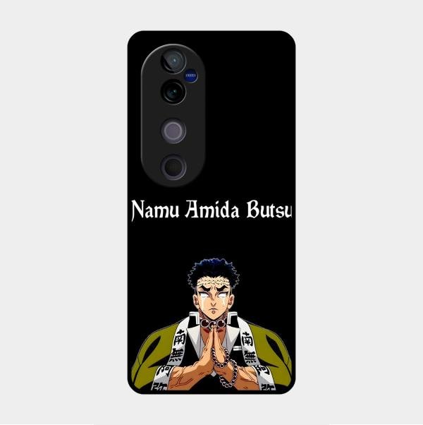Crying Monk Glass Case Cover For Vivo V40 Pro 5G