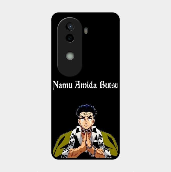 Crying Monk Glass Case Cover For Vivo V40E 5G