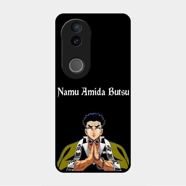 Crying Monk Glass Case Cover For Vivo V50E 5G
