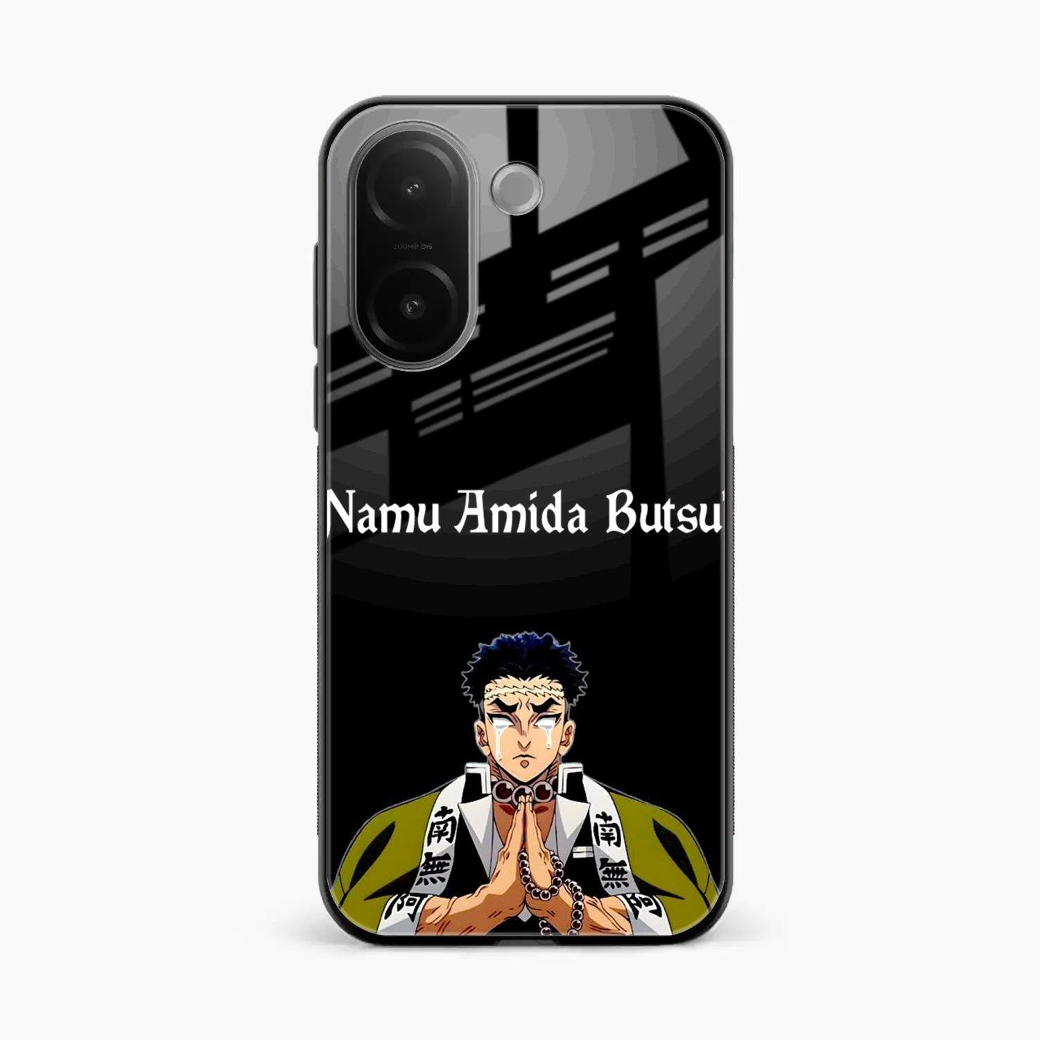 Crying Monk Glass Case Cover For Vivo V60e 5G