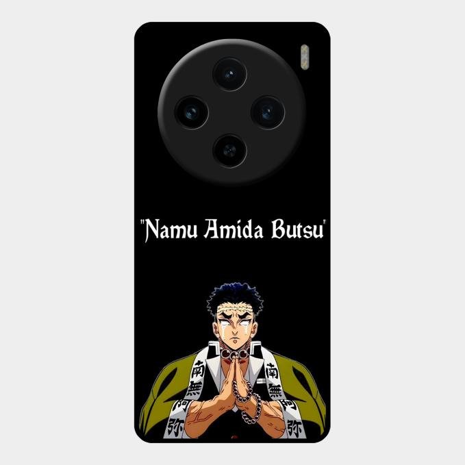 Crying Monk Glass Case Cover For Vivo X100 5G