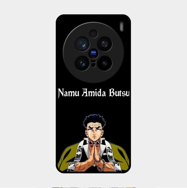 Crying Monk Glass Case Cover For Vivo X200 Pro 5G