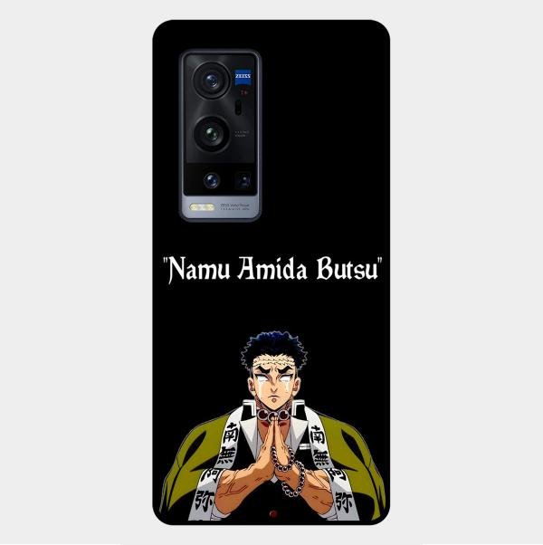Crying Monk Glass Case Cover For Vivo X60 Pro Plus 5G