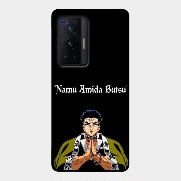 Crying Monk Glass Case Cover For Vivo X70 Pro 5G