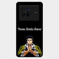 Crying Monk Glass Case Cover For Vivo X80 5G