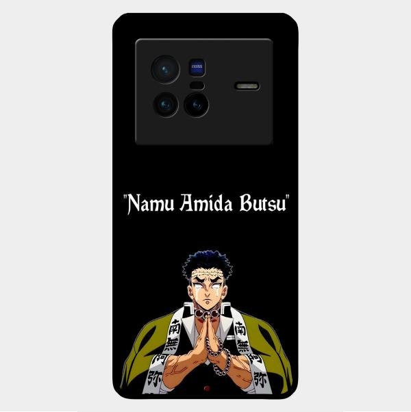 Crying Monk Glass Case Cover For Vivo X80 5G