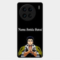 Crying Monk Glass Case Cover For Vivo X90 Pro 5G