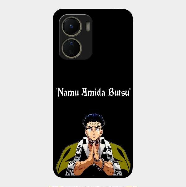 Crying Monk Glass Case Cover For Vivo Y16