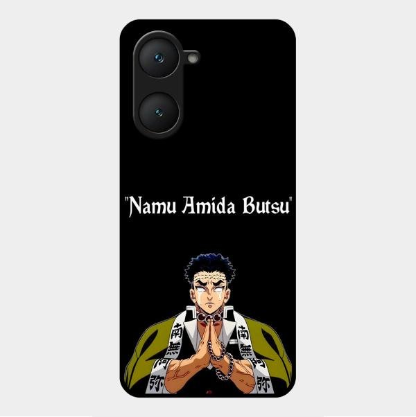 Crying Monk Glass Case Cover For Vivo Y18E