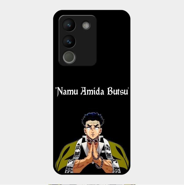 Crying Monk Glass Case Cover For Vivo Y200 5G