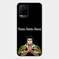 Crying Monk Glass Case Cover For Vivo Y21E