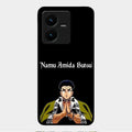 Crying Monk Glass Case Cover For Vivo Y22