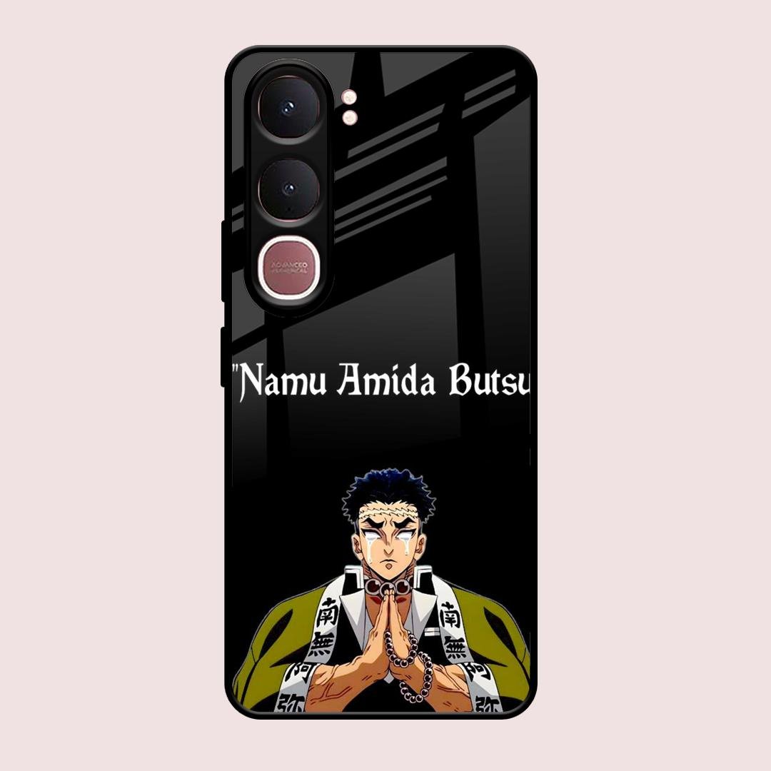 Crying Monk Glass Case Cover For Vivo Y31 5G