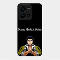 Crying Monk Glass Case Cover For Vivo Y35