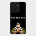 Crying Monk Glass Case Cover For Vivo Y36