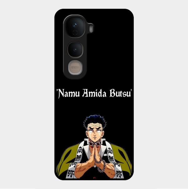 Crying Monk Glass Case Cover For Vivo Y400 5G