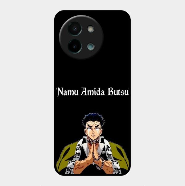 Crying Monk Glass Case Cover For Vivo Y58 5G