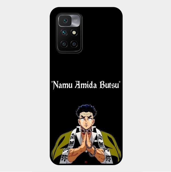 Crying Monk Glass Case Cover For Xiaomi Redmi 10 Prime