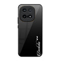 Customize Name Gradient Glass Case Cover Black For iQOO 15 5G