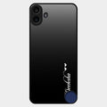 Customize Name Gradient Glass Case Cover Black For Nothing Cmf Phone 1